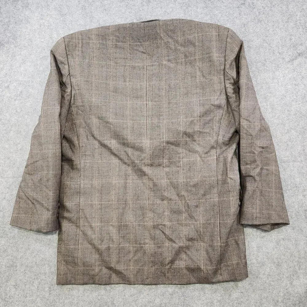 RRL Ralph Ralph Lauren Blazer Mens‎ 40R? Plaid Pure New Wool Sport Coat Jacket